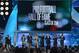 NEW YORK, NY - FEBRUARY 01: (L-R) Former New York Jets quarterback Joe Namath, sportscaster Joe Buck and NFL's Pro Football Hall of Fame class of 2014 Derrick Brooks, Walter Jones, Claude Humphrey, Aeneas Williams, Ray Guy, Andre Reed and Michael Strahan