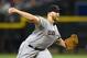 PHOENIX, AZ - JUNE 24: Justin Masterson #63 of the Cleveland Indians delivers a first inning pitch against the Arizona Diamondbacks at Chase Field on June 24, 2014 in Phoenix, Arizona. (Photo by Norm Hall/Getty Images)