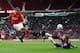 MANCHESTER, ENGLAND - MAY 23: Ravel Morrison of Manchester United has his shot saved by George Long of Sheffield United during the FA Youth Cup Final 2nd Leg match between Manchester United and Sheffield United at Old Trafford on May 23, 2011 in Mancheste