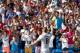 MADRID, SPAIN - JULY 17: Toni Kroos waves to fans in his new Real Madrid shirt during his official unveiling at Santiago Bernabeu Stadium on July 17, 2014 in Madrid, Spain. Toni Kroos who won the World Cup with Germany in Brazil is Real Madrid's first si