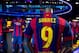 BARCELONA, SPAIN - JULY 12: A shirt of new FC Barcelona player Luis Suarez are seen on display at the FC Barcelona official store on July 12, 2014 in Barcelona, Spain. (Photo by David Ramos/Getty Images)