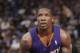 SACRAMENTO, CA - APRIL 16: Eric Bledsoe #2 of the Phoenix Suns in a game against the Sacramento Kings on April16, 2014 at Sleep Train Arena in Sacramento, California. NOTE TO USER: User expressly acknowledges and agrees that, by downloading and or using t