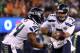 EAST RUTHERFORD, NJ - FEBRUARY 02: Quarterback Russell Wilson #3 looks ot hand off to running back Marshawn Lynch #24 of the Seattle Seahawks during Super Bowl XLVIII against the Denver Broncos at MetLife Stadium on February 2, 2014 in East Rutherford, N