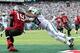 Sep 8, 2013; East Rutherford, NJ, USA; Tampa Bay Buccaneers wide receiver Mike Williams (19) catches a touchdown pass in front of New York Jets corner back Dee Milliner (27) during the first quarter of a game at MetLife Stadium. Mandatory Credit: Brad Pen