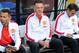 Jul 29, 2014; Landover, MD, USA; Manchester United coach Louis Van Gaal (center) looks on prior to the match against Inter Milan at FedEx Field. Mandatory Credit: Evan Habeeb-USA TODAY Sports