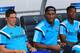LJUBLJANA, SLOVENIA - JULY 27: Didier Drogba (R) and Fernando Torres (C) of Chelsea looks on prior the Pre Season Friendly match between FC Olimpija Ljubljana and Chelsea at Stozice stadium in Ljubljana, Slovenia on Sunday, July 27, 2014. (Photo by Srdja