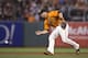 SAN FRANCISCO, CA - MAY 23: Brandon Hicks #14 of the San Francisco Giants fields a ground ball hit off the bat of Joe Mauer #7 of the Minnesota Twins (not pictured) during the seventh inning at AT&T Park on May 23, 2014 in San Francisco, California. The S