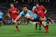 SYDNEY, AUSTRALIA - AUGUST 02: Adam Ashley-Cooper of the Waratahs scores a try during the Super Rugby Grand Final match between the Waratahs and the Crusaders at ANZ Stadium on August 2, 2014 in Sydney, Australia. (Photo by Mark Nolan/Getty Images)