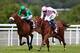 CHICHESTER, ENGLAND - AUGUST 02: William Buick; riding Sultanina (R) wins The Markel Insurance Nassau Stakes at Goodwood racecourse on August 02, 2014 in Chichester, England. (Photo by Charlie Crowhurst/Getty Images)