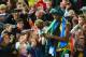 GLASGOW, SCOTLAND - AUGUST 02: Usain Bolt of Jamaica greets fans as he celebrates winning gold in the Mens 4x100 metres relay final at Hampden Park during day ten of the Glasgow 2014 Commonwealth Games on August 2, 2014 in Glasgow, United Kingdom. (Pho