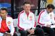Jul 29, 2014; Landover, MD, USA; Manchester United coach Louis Van Gaal (center) looks on prior to the match against Inter Milan at FedEx Field. Mandatory Credit: Evan Habeeb-USA TODAY Sports