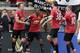ANN ARBOR, MI - AUGUST 2: Ashley Young #18 of Manchester United celebrates his first half goal against Real Madrid with Michael Keane #38, Wayne Rooney #10 and Phil Jones #4, left, during the Guinness International Champions Cup at Michigan Stadium on Au