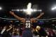 LOS ANGELES - DECEMBER 25: LeBron James #23 of the Cleveland Cavaliers throws powder into the air before a game against the Los Angeles Lakers at Staples Center on December 25, 2009 in Los Angeles, California. NOTE TO USER: User expressly acknowledges an