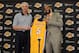 EL SEGUNDO, CA - JULY 25: Mitch Kupchak and Carlos Boozer #5 of the Los Angeles Lakers pose for a photo during a press conference at the Toyota Sports Center on July 25, 2014 in El Segundo, California. NOTE TO USER: User expressly acknowledges and agrees