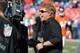 Jan 19, 2014; Denver, CO, USA; American musician Jon Bon Jovi on the field before during the 2013 AFC championship playoff football game between the Denver Broncos and the New England Patriots at Sports Authority Field at Mile High. Mandatory Credit: Matt