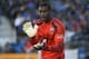 July 11, 2014; Santa Clara, CA, USA; D.C. United goalkeeper Bill Hamid (28) claps during the first half against the San Jose Earthquakes at Buck Shaw Stadium. D.C. United defeated San Jose Earthquakes 2-1. Mandatory Credit: Kyle Terada-USA TODAY Sports
