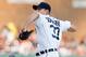 Jul 30, 2014; Detroit, MI, USA; Detroit Tigers starting pitcher Max Scherzer (37) pitches in the first inning against the Chicago White Sox at Comerica Park. Mandatory Credit: Rick Osentoski-USA TODAY Sports