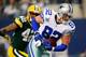 ARLINGTON, TX - DECEMBER 15: Tight end Jason Witten #82 of the Dallas Cowboys catches a touchdown in the first quarter against the Green Bay Packers during a game at AT&T Stadium on December 15, 2013 in Arlington, Texas. (Photo by Ronald Martinez/Getty I