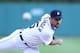 DETROIT, MI - JULY 08: Justin Verlander #35 of the Detroit Tigers pitches in the third inning of the game against the Los Angeles Dodgers at Comerica Park on July 8, 2014 in Detroit, Michigan. The Tigers defeated the Dodgers 14-5. (Photo by Leon Halip/G