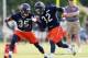 Senorise Perry (35) and Michael Ford (32) will be among those battling at the running back position.