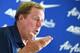 HARLINGTON, ENGLAND - JULY 18: Manager of Queens Park Rangers Harry Redknapp speaks to the media during a Queens Park Rangers press conference on July 18, 2014 in Harlington, England. (Photo by Tom Dulat/Getty Images)