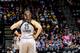 SAN ANTONIO - June 24: Becky Hammon #25 of the San Antonio Stars stands on the court during a game against the Washington Mystics at the AT&T Center on June 24, 2014 in San Antonio, Texas. NOTE TO USER: User expressly acknowledges and agrees that, by down