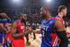 HOUSTON, TX - FEBRUARY 17: James Harden #13 of the Western Conference All-Stars shakes hands with Dwyane Wade #3 of the Eastern Conference All-Stars after the 2013 NBA All-Star Game on February 17, 2013 at Toyota Center in Houston, Texas. NOTE TO USER: Us