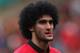 MANCHESTER, ENGLAND - SEPTEMBER 28: Marouane Fellaini of Manchester United looks dejected after the Barclays Premier League match between Manchester United and West Bromwich Albion at Old Trafford on September 28, 2013 in Manchester, England. (Photo by