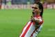 BUCHAREST, ROMANIA - MAY 09: Radamel Falcao of Atletico Madrid celebrates scoring his team's second goal during the UEFA Europa League Final between Atletico Madrid and Athletic Bilbao at the National Arena on May 9, 2012 in Bucharest, Romania. (Photo b