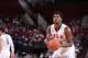 PORTLAND, OR - APRIL 12: Justise Winslow #10 of Team USA shoots the ball against the World Team on April 12, 2014 at the Moda Center Arena in Portland, Oregon. NOTE TO USER: User expressly acknowledges and agrees that, by downloading and or using this ph