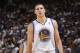 OAKLAND, CA - APRIL 14: Klay Thompson #11 of the Golden State Warriors during a game against the Minnesota Timberwolves on April 14, 2014 at Oracle Arena in Oakland, California. NOTE TO USER: User expressly acknowledges and agrees that, by downloading and