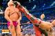 Shawn Michaels hits Sweet Chin Music in what should have been Ric Flair's final match.