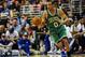 Apr 14, 2014; Philadelphia, PA, USA; Boston Celtics guard Avery Bradley (0) moves the ball upcourt during the second quarter of the game against the Philadelphia 76ers at Wells Fargo Center. Mandatory Credit: John Geliebter-USA TODAY Sports