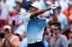 LOUISVILLE, KY - AUGUST 06: Tiger Woods of the United States hits a tee shot during a practice round prior to the start of the 96th PGA Championship at Valhalla Golf Club on August 6, 2014 in Louisville, Kentucky. (Photo by Jeff Gross/Getty Images)