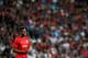 LILLE, FRANCE - AUGUST 05: Divock Origi of Lille looks on during the UEFA Champions League third qualifying round 2nd leg match between LOSC Lille and Grasshopper Club Zurich at the Stade Pierre-Mauroy on August 5, 2014 in Lille, France. (Photo by Dean