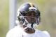 May 3, 2013; Pittsburgh, PA, USA; Pittsburgh Steelers 2013 sixth round draft pick receiver Justin Brown (15) participates in drills during Steelers rookie mincamp and orientation at the UPMC Sports Complex. Mandatory Credit: Charles LeClaire-USA TODAY Spo