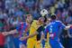 VALENCIA, SPAIN - MAY 04: Diego Costa of Atletico de Madrid wins a header during the La Liga match between Levante UD and Club Atletico de Madrid at Ciutat de Valencia stadium on May 4, 2014 in Valencia, Spain. (Photo by Gonzalo Arroyo Moreno/Getty Image