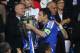 MUNICH, GERMANY - MAY 19: Frank Lampard of Chelsea celebrates with the trophy after their victory in the UEFA Champions League Final between FC Bayern Muenchen and Chelsea at the Fussball Arena München on May 19, 2012 in Munich, Germany. (Photo by Alex
