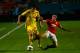 MIAMI GARDENS, FL - AUGUST 04: (L) Jose Enrique #3 of Liverpool is challenged by (R) Ander Herrera #21 of Manchester United in the Guinness International Champions Cup 2014 Final at Sun Life Stadium on August 4, 2014 in Miami Gardens, Florida. (Photo by