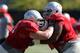 Antonio Underwood (right) is currently Ohio State's starting left guard.