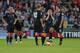 SALFORD, ENGLAND - AUGUST 07: Paul Scholes, centre, stands dejected after the Class of 92 XI went 0-2 down during the match between Salford City and the Class of '92 XI at AJ Bell Stadium on August 7, 2014 in Salford, England. (Photo by Dave Thompson/Get