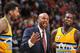 DENVER, CO - NOVEMBER 21: Wilson Chandler #21, Brian Shaw and J.J. Hickson #7 of the Denver Nuggets talk during the game against the Chicago Bulls on November 21, 2013 at the Pepsi Center in Denver, Colorado. NOTE TO USER: User expressly acknowledges and