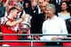 LONDON, ENGLAND - MAY 17: Captain Thomas Vermaelen of Arsenal passes the trophy to Arsene Wenger manager of Arsenal (R) after the FA Cup with Budweiser Final match between Arsenal and Hull City at Wembley Stadium on May 17, 2014 in London, England. (Pho