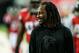 Aug 29, 2013; Atlanta, GA, USA; Atlanta Falcons cornerback Asante Samuel (22) walks on the sidelines before the game against the Jacksonville Jaguars at the Georgia Dome. Mandatory Credit: Daniel Shirey-USA TODAY Sports