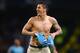 MANCHESTER, ENGLAND - MAY 07: Stevan Jovetic of Manchester City celebrates scoring his team's third goal during the Barclays Premier League match between Manchester City and Aston Villa at Etihad Stadium on May 7, 2014 in Manchester, England. (Photo by
