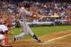 PHILADELPHIA, PA - JULY 11: Ryan Zimmerman #11 of the Washington Nationals hits a double in the eighth inning against the Philadelphia Phillies at Citizens Bank Park on July 11, 2014 in Philadelphia, Pennsylvania. The Phillies won 6-2. (Photo by Drew Hall
