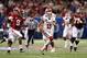 NEW ORLEANS, LA - JANUARY 02: Zack Sanchez #15 of the Oklahoma Sooners runs with the ball after an interception against the Alabama Crimson Tide during the Allstate Sugar Bowl at the Mercedes-Benz Superdome on January 2, 2014 in New Orleans, Louisiana.