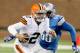 Manziel ran with the ball six times on Saturday. Some were designed and some were improvised.