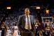 MIAMI, FL - MAY 26: Frank Vogel of the Indiana Pacers looks on against the Miami Heat during Game Four of the Eastern Conference Finals of the 2014 NBA Playoffs at American Airlines Arena on May 26, 2014 in Miami, Florida. NOTE TO USER: User expressly ack