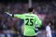 MADRID, SPAIN - MARCH 02: Diego Lopez of Real Madrid CF reacts during the La Liga match between Club Atletico de Madrid and Real Madrid CF at Vicente Calderon Stadium on March 2, 2014 in Madrid, Spain. (Photo by Denis Doyle/Getty Images)